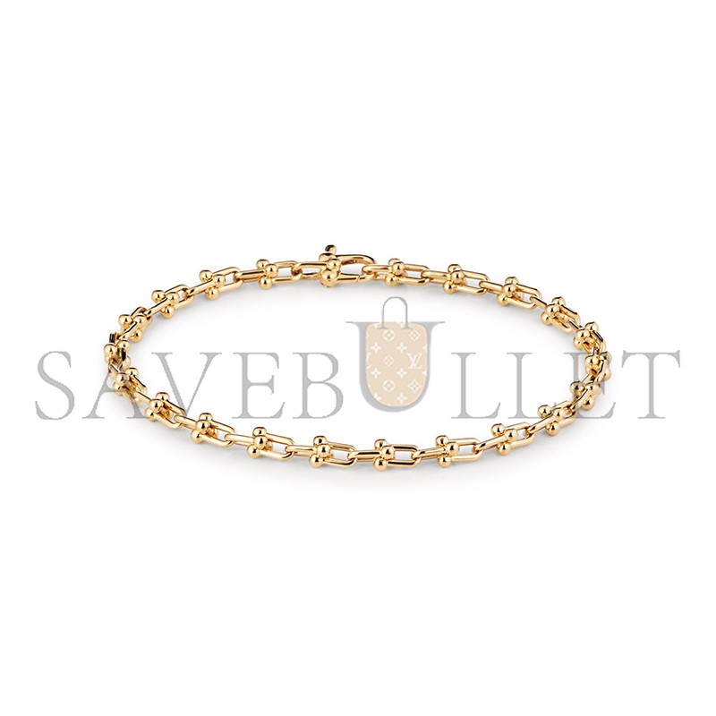 TIFFANY HARDWEARMICRO LINK BRACELET IN YELLOW GOLD 60416923